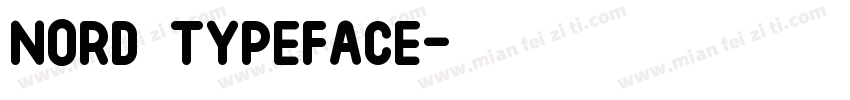NORD TYPEFACE字体转换